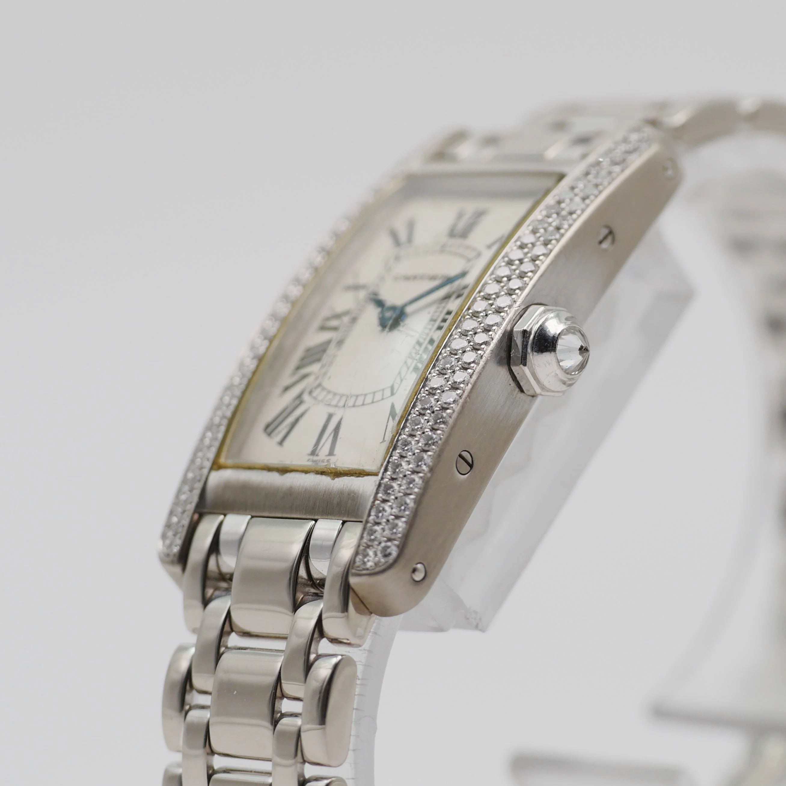 Cartier Tank Americaine Weißgold - 1713 - Image 2