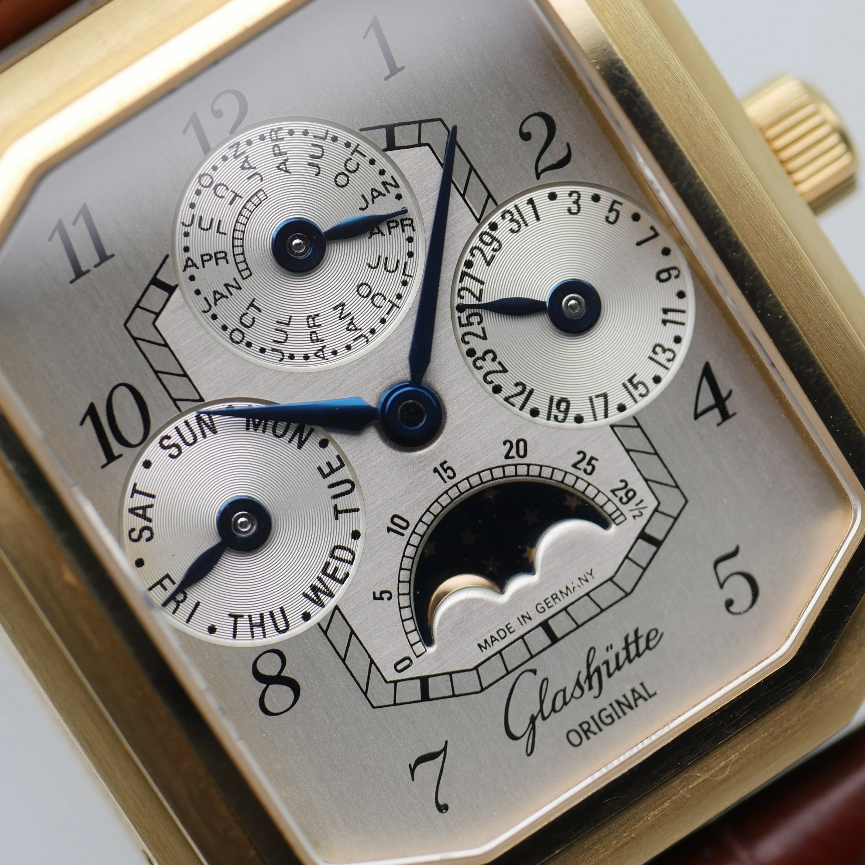 Glashütte Original Senator Karrée Ewiger Kalender Roségold 1845 - - Image 3