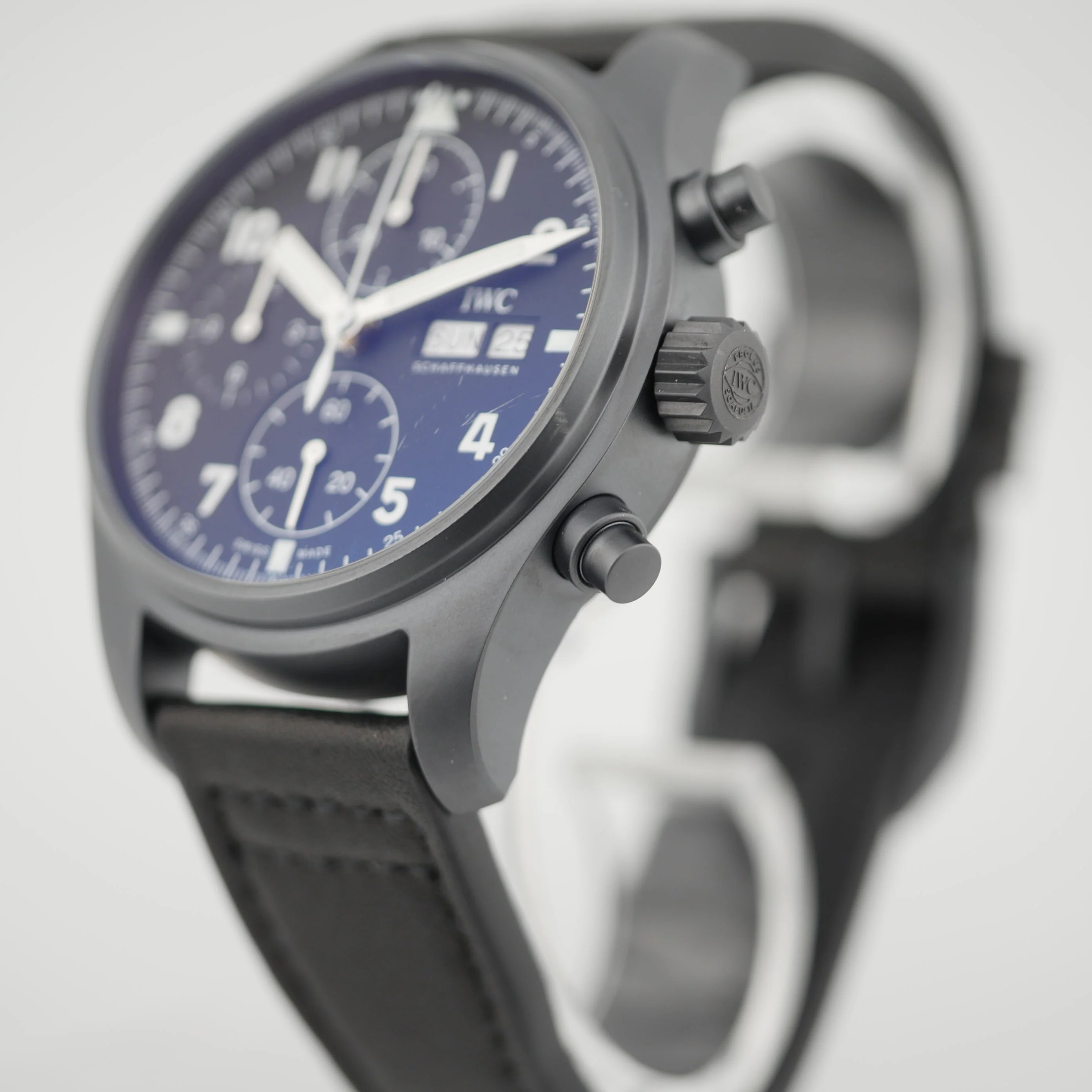 IWC Fliegeruhr Chronograph Keramik IW387905 "Tribute to 3705" - 2021 - Image 7