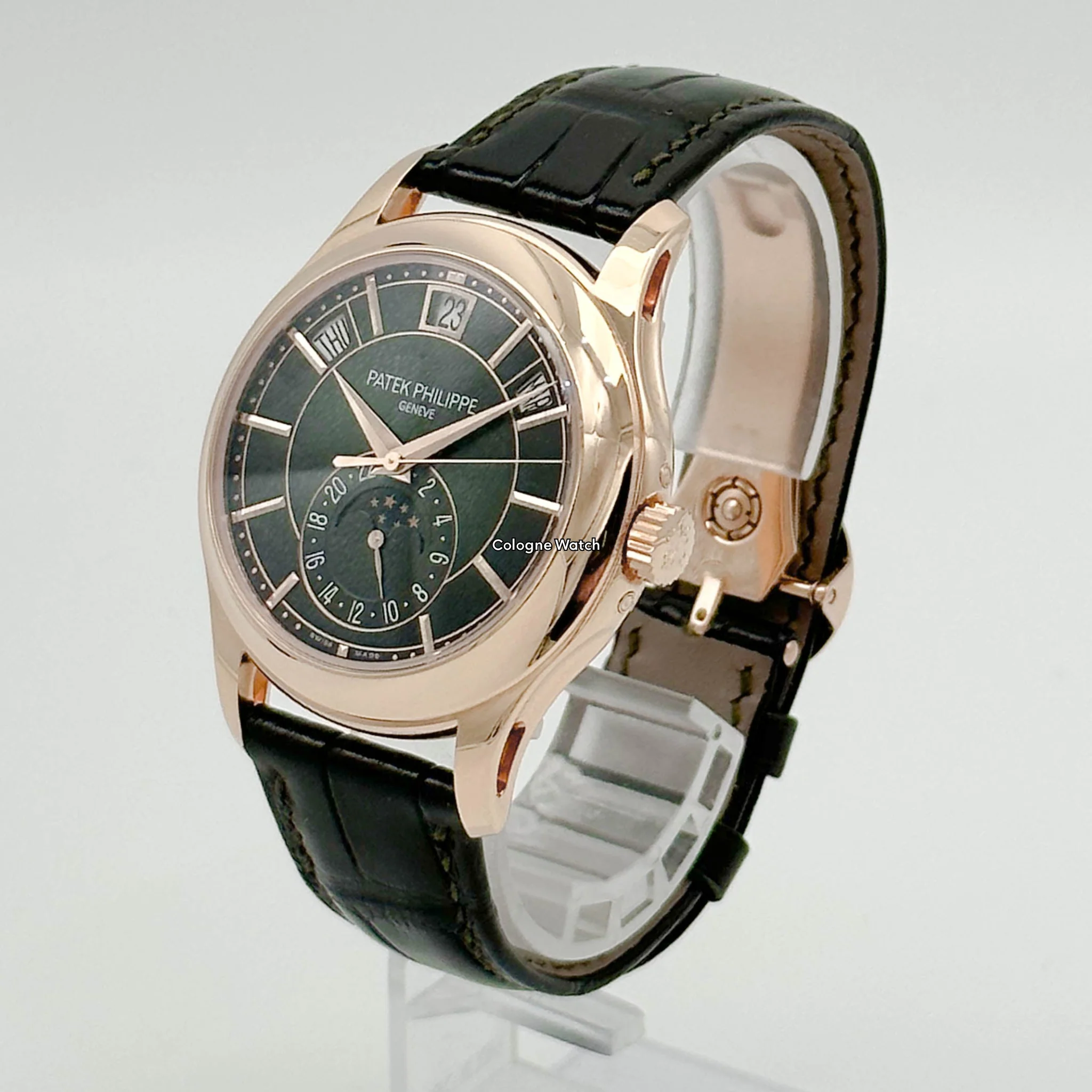 Patek Philippe Annual Calendar Rosegold 5205 -  green Dial 2025 - Image 2