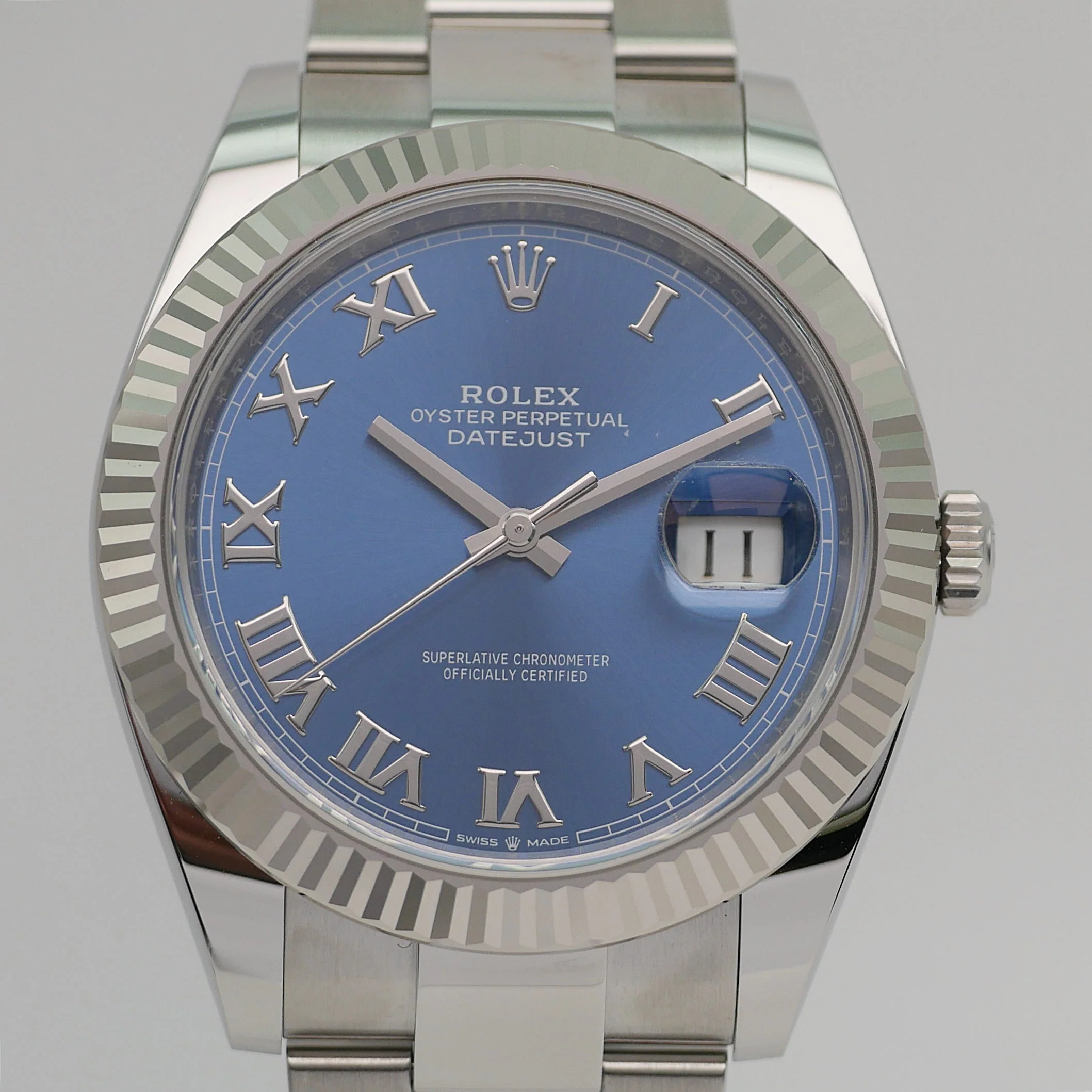 Rolex Datejust 41 Blue-Azurro Dial 126334 - 2021 - Image 6