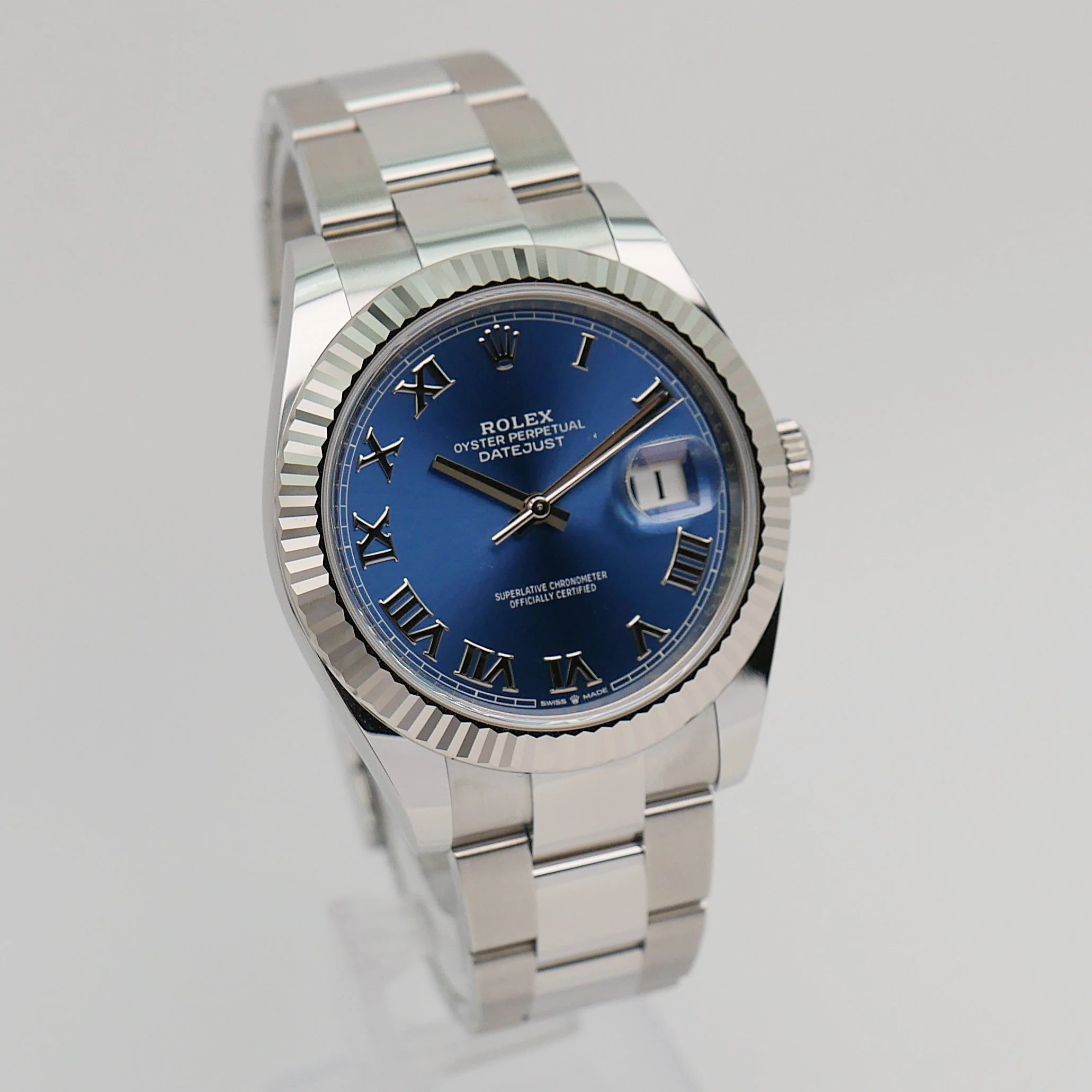 Rolex Datejust 41 Blue-Azurro Dial 126334 - 2021 - Image 7