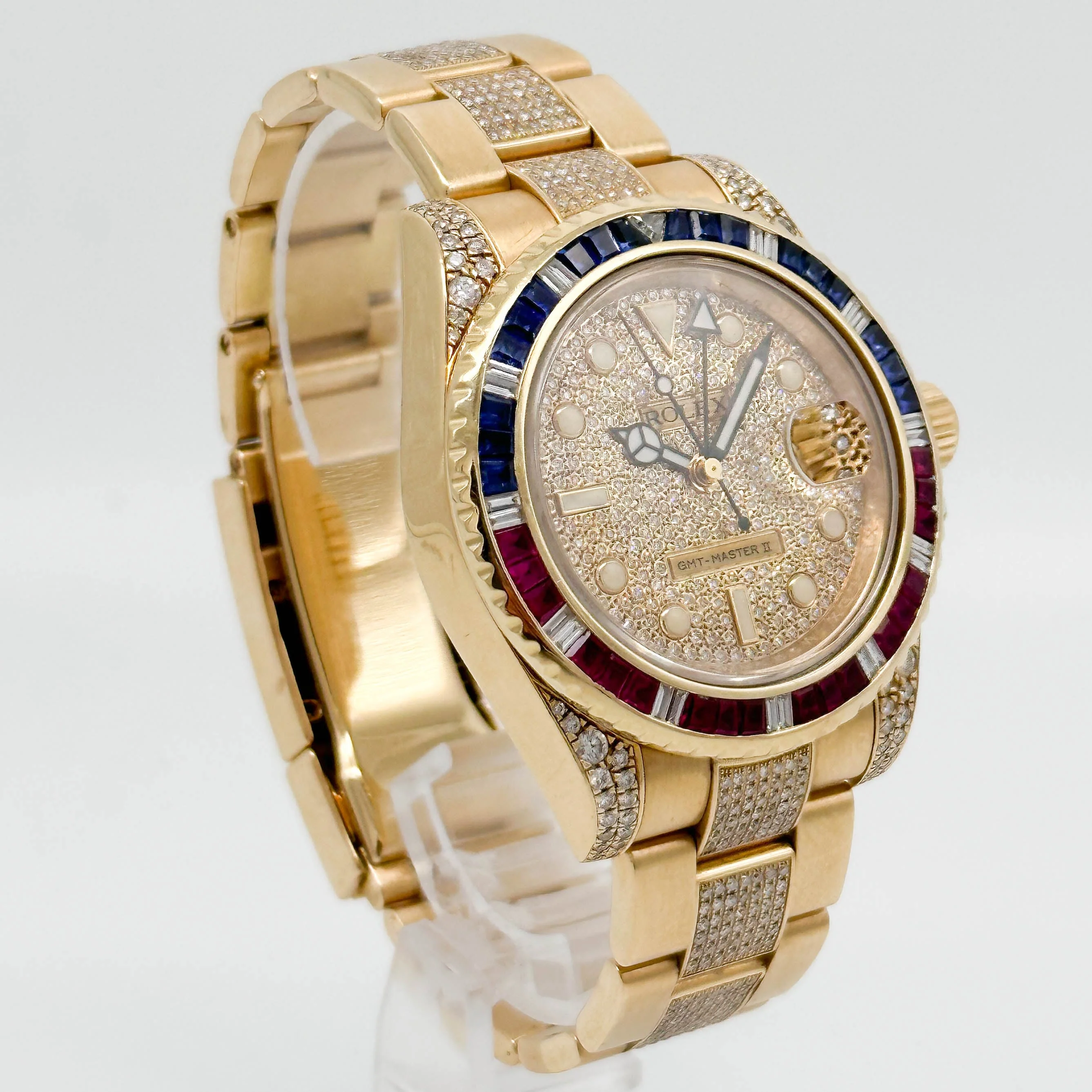 Rolex GMT-Master II Iced Out Gelbgold 116718LN - 2014-- - Image 3