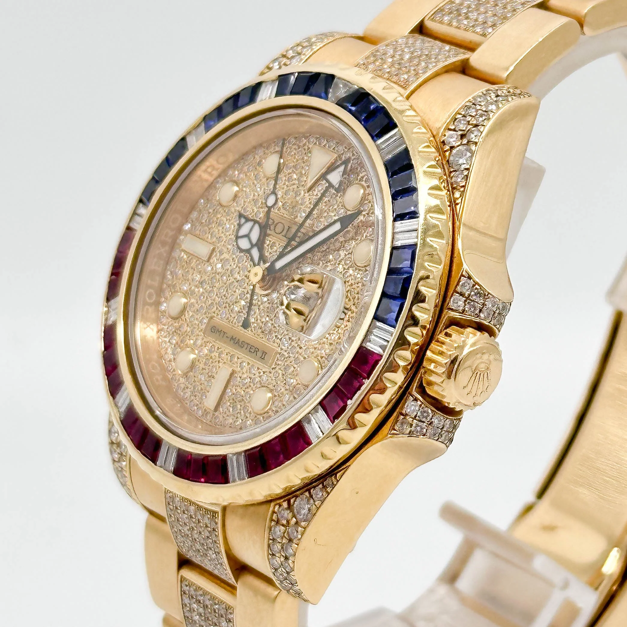 Rolex GMT-Master II Iced Out Gelbgold 116718LN - 2014-- - Image 4