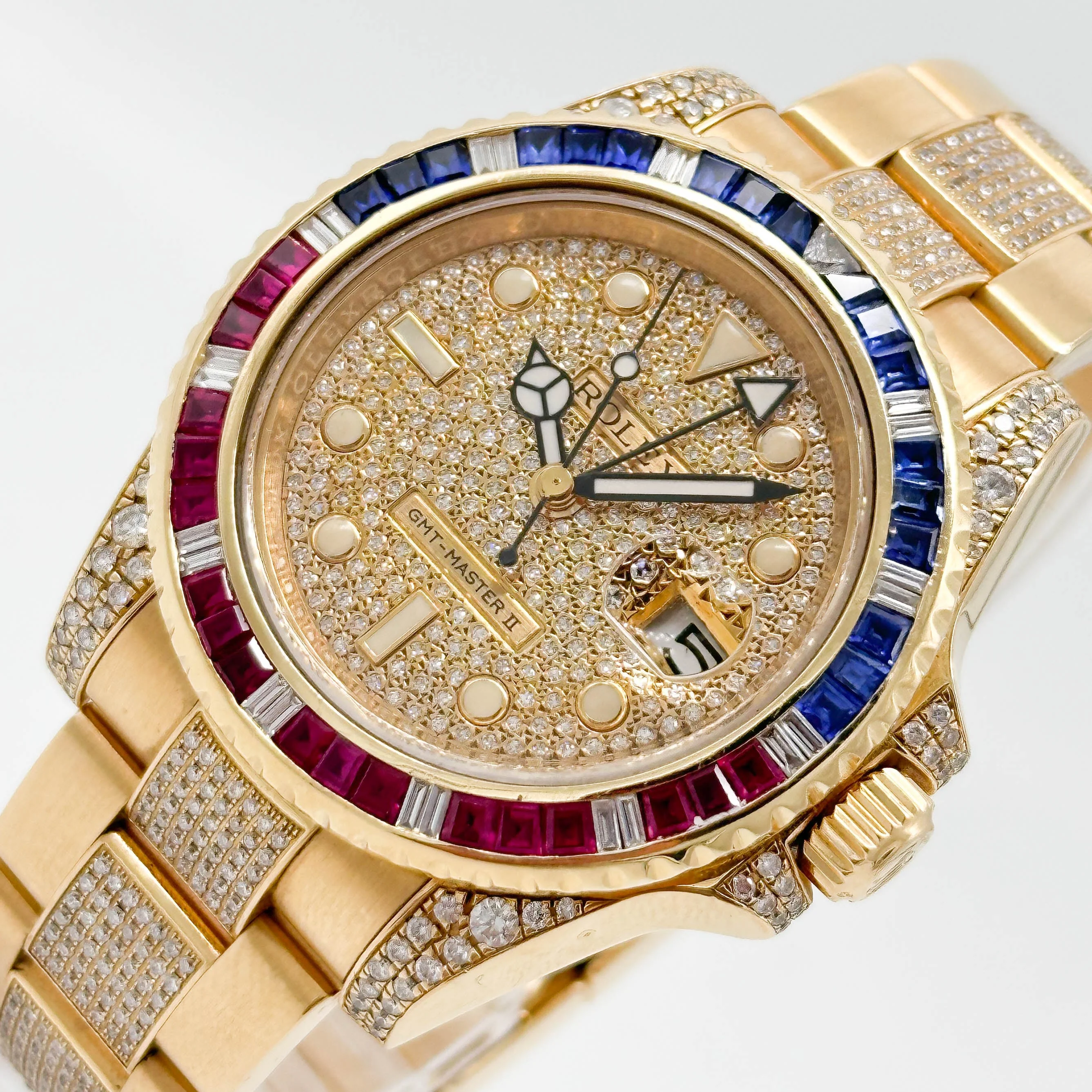 Rolex GMT-Master II Iced Out Gelbgold 116718LN - 2014-- - Image 6